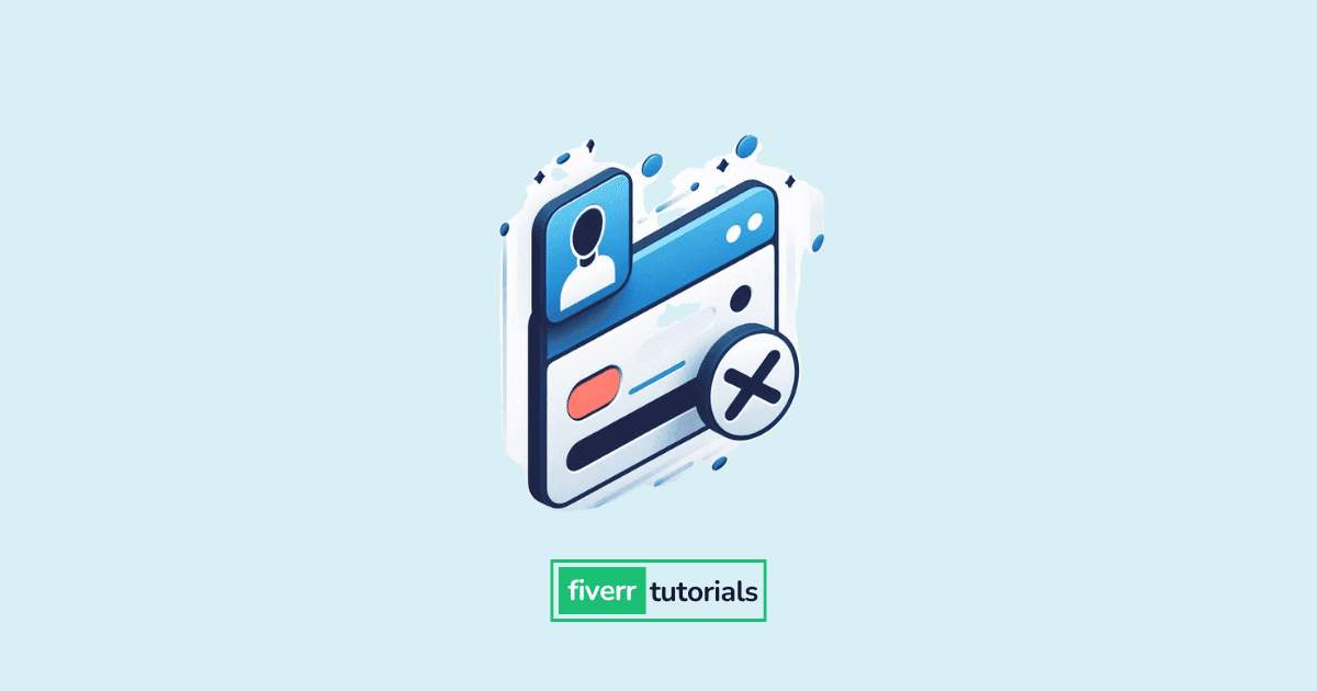 managing deleting fiverr account